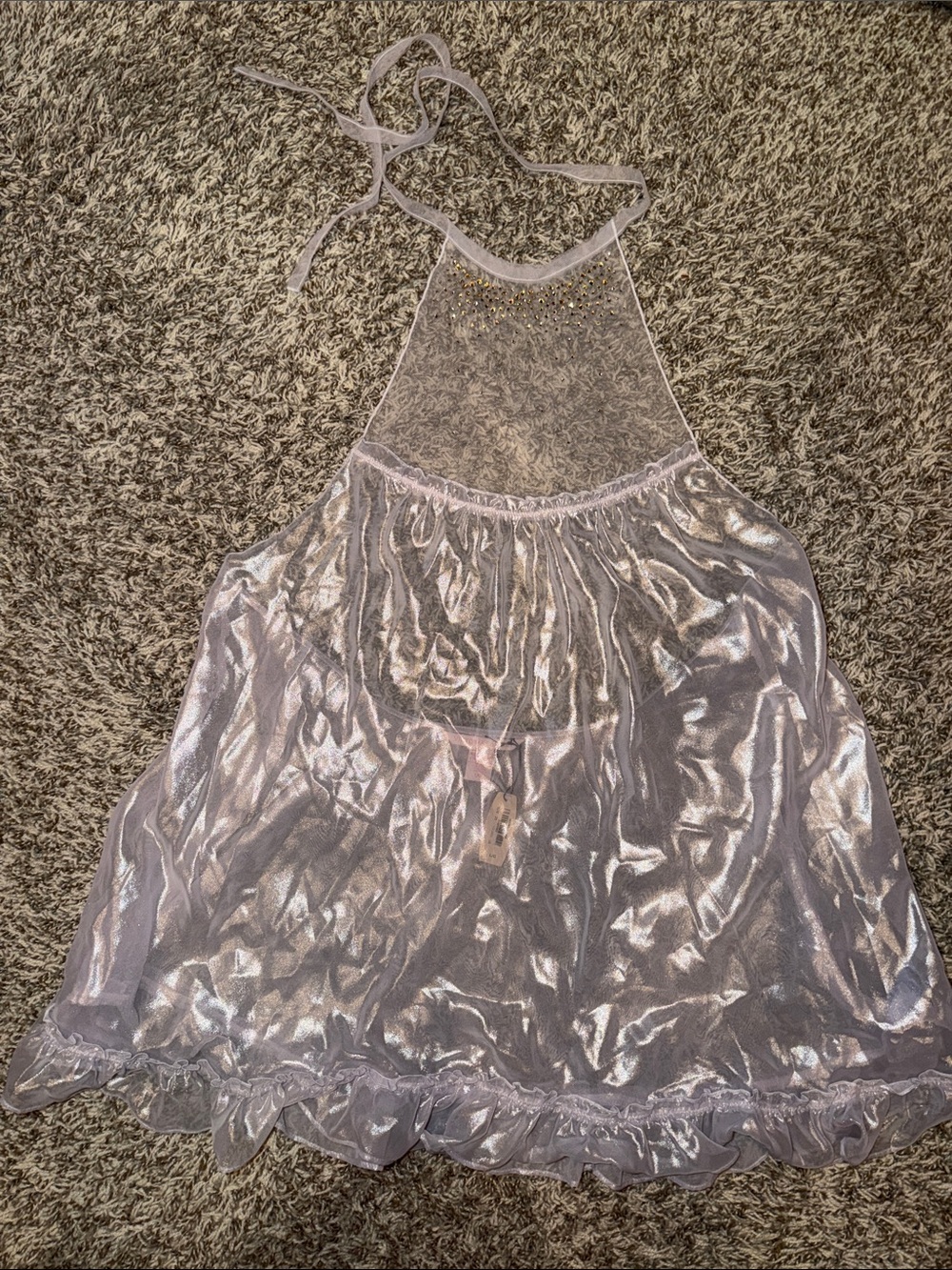 Victoria’s Secret sheer iridescent chemise/babydoll